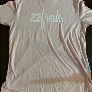 22fresh Women's Soft Pink Graphic Tee